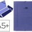 Carpeta de gomas CUARTO 3 solapas cartón azul