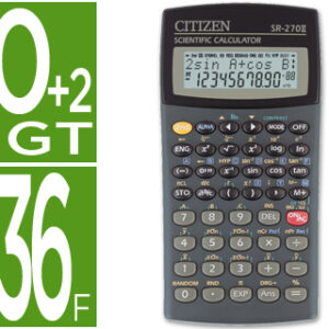 calculadora cientifica Citizen Sr-270N