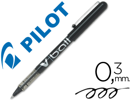 Bolígrafo Pilot V-Ball 0,5 tinta líquida negra