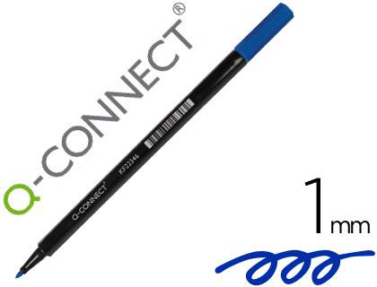 q-connect punta de fibra azul