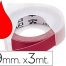 Cinta Dymo relieve 3D 9mmx3m Rojo