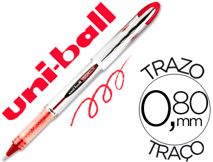 Bolígrafo Uni-Ball UB-200 Vision rojo