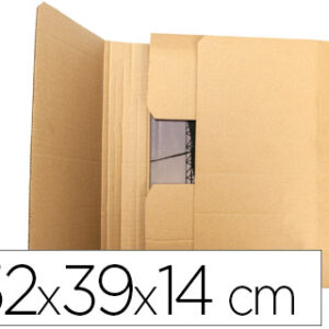 Caja para embalar libros 52x39x14 cm (5 unds)
