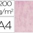 Cartulina marmoleada rosa A-4 (100 hojas)