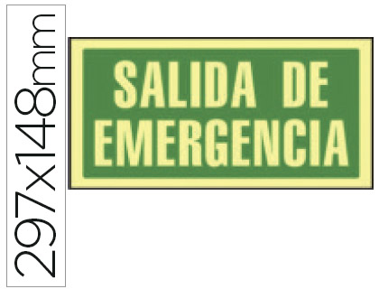 Pictograma de SALIDA DE EMERGENCIA