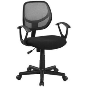 silla de oficina negra