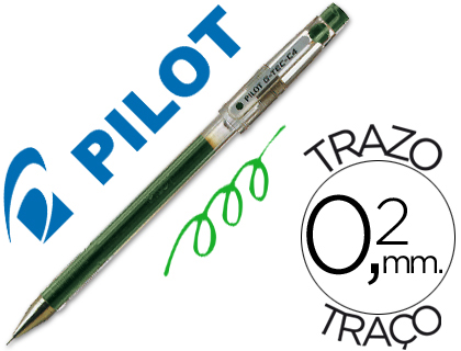 Bolígrafo Pilot G-TEC-C4 punta aguja verde