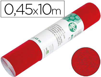 Rollo Aironfix de ante color rojo (0,45 x 10 m)