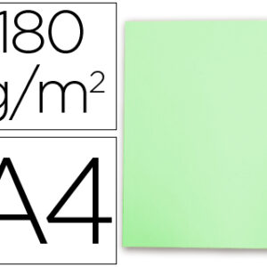 Subcarpeta cartulina Gio A-4 verde pastel