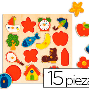 Puzzle silueta 15 piezas Diset + de 1 año