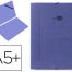 Carpeta de gomas CUARTO sencilla cartón azul