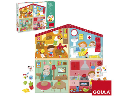 Puzzle casa 38 piezas Goula + de 4 años