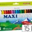 Lápices de cera Alpino maxidacs 15 colores