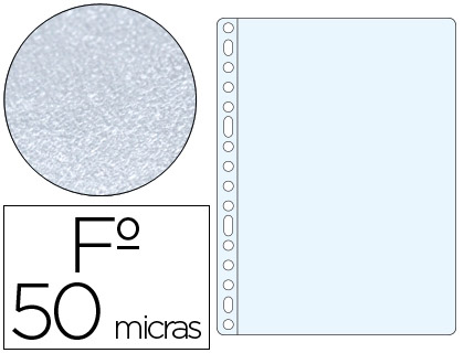 Funda multitaladro polipropileno cristal A-4 100 micras