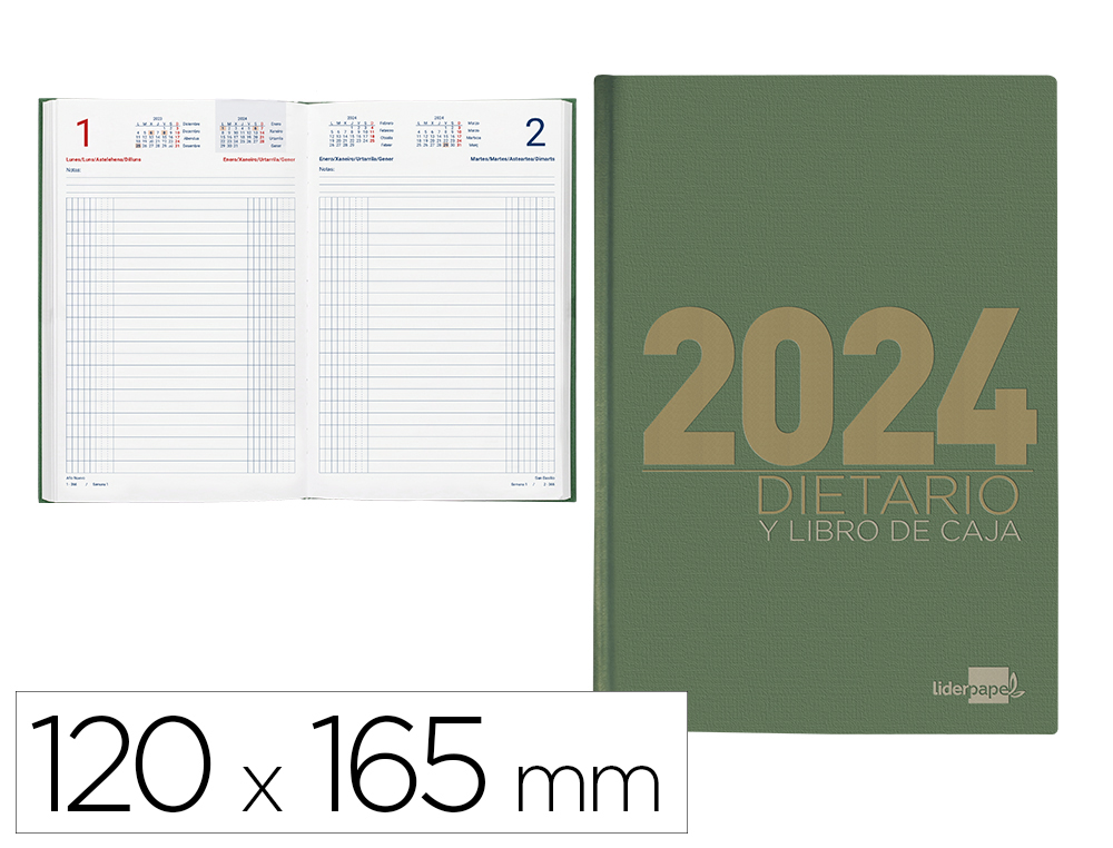 dietario 2024 verde